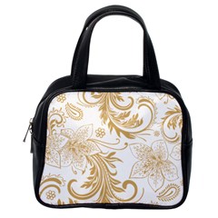 Flowers Shading Pattern Classic Handbag (one Side) by fashionpod