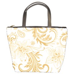 Flowers Shading Pattern Bucket Bag by fashionpod