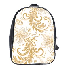 Flowers Shading Pattern School Bag (large) by fashionpod