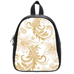 Flowers Shading Pattern School Bag (small) by fashionpod