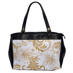 Flowers Shading Pattern Oversize Office Handbag by fashionpod