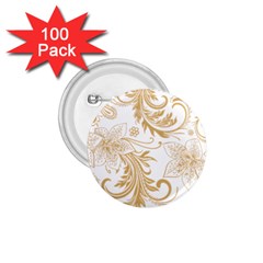 Flowers Shading Pattern 1 75  Buttons (100 Pack)  by fashionpod