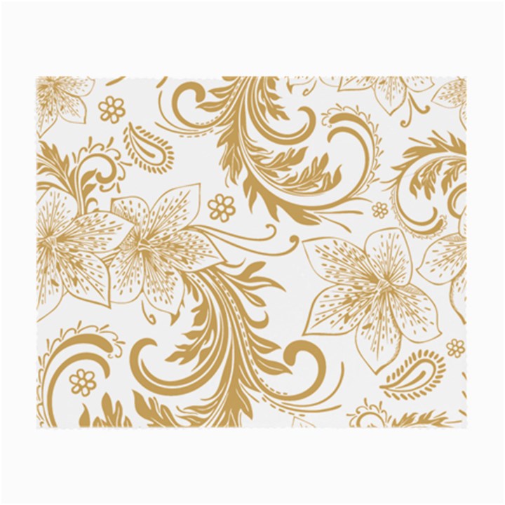 Flowers Shading Pattern Small Glasses Cloth