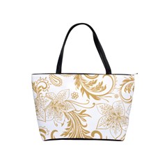 Flowers Shading Pattern Classic Shoulder Handbag by fashionpod