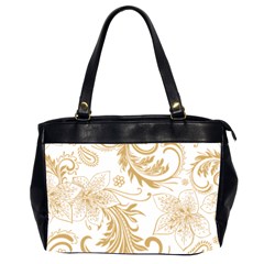 Flowers Shading Pattern Oversize Office Handbag (2 Sides) by fashionpod