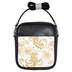 Flowers Shading Pattern Girls Sling Bag by fashionpod