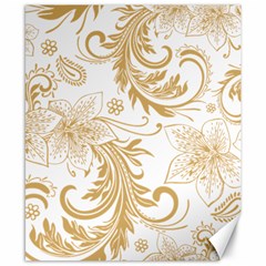 Flowers Shading Pattern Canvas 8  X 10  by fashionpod