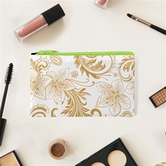 Flowers Shading Pattern Cosmetic Bag (xs) by fashionpod