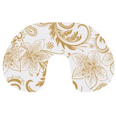 Flowers Shading Pattern Travel Neck Pillow by fashionpod