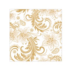 Flowers Shading Pattern Small Satin Scarf (square) by fashionpod