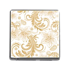 Flowers Shading Pattern Memory Card Reader (square 5 Slot)