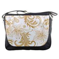 Flowers Shading Pattern Messenger Bag by fashionpod