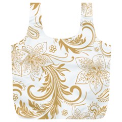 Flowers Shading Pattern Full Print Recycle Bag (xl) by fashionpod