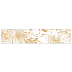 Flowers Shading Pattern Small Flano Scarf