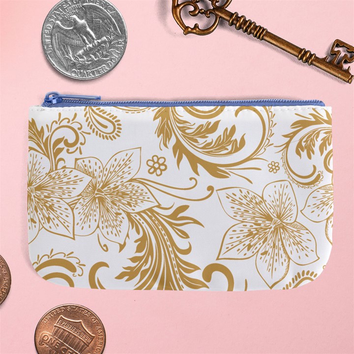 Flowers Shading Pattern Large Coin Purse