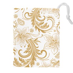 Flowers Shading Pattern Drawstring Pouch (4xl) by fashionpod