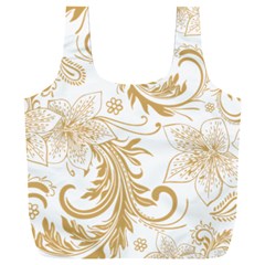 Flowers Shading Pattern Full Print Recycle Bag (xxl) by fashionpod