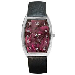 Peonies In Red Barrel Style Metal Watch by LavishWithLove