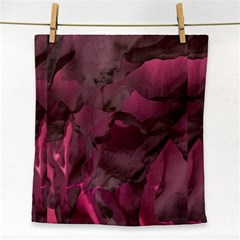 Peonies In Red Face Towel by LavishWithLove