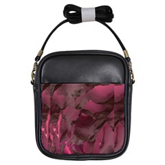 Peonies In Red Girls Sling Bag by LavishWithLove