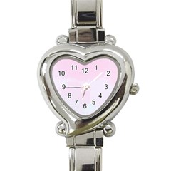 Watercolor Clouds Heart Italian Charm Watch by Littlebird