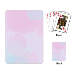 Watercolor Clouds Playing Cards Single Design (rectangle)