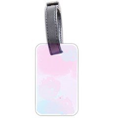 Watercolor Clouds Luggage Tag (two Sides) by Littlebird