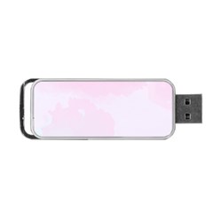 Watercolor Clouds Portable Usb Flash (two Sides) by Littlebird