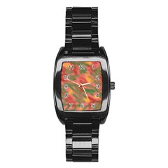 Artflow  Stainless Steel Barrel Watch