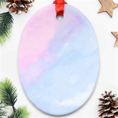 Watercolor Clouds2 Ornament (oval) by Littlebird