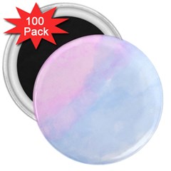 Watercolor Clouds2 3  Magnets (100 Pack) by Littlebird