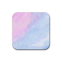 Watercolor Clouds2 Rubber Coaster (square) by Littlebird