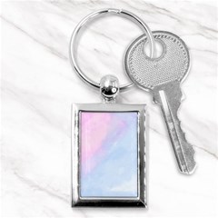 Watercolor Clouds2 Key Chain (rectangle) by Littlebird