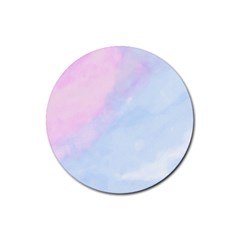 Watercolor Clouds2 Rubber Coaster (round) by Littlebird