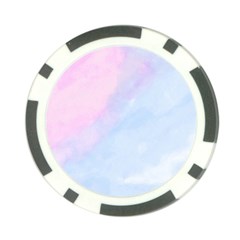 Watercolor Clouds2 Poker Chip Card Guard (10 Pack) by Littlebird