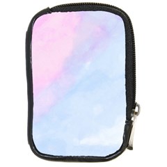 Watercolor Clouds2 Compact Camera Leather Case by Littlebird