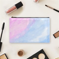 Watercolor Clouds2 Cosmetic Bag (medium) by Littlebird