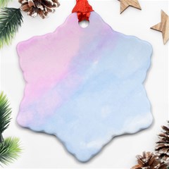 Watercolor Clouds2 Ornament (snowflake)