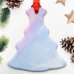 Watercolor Clouds2 Christmas Tree Ornament (two Sides)