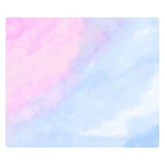 Watercolor Clouds2 Double Sided Flano Blanket (small)  by Littlebird