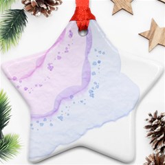 Color Flow Ornament (star) by Littlebird