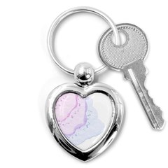 Color Flow Key Chain (heart) by Littlebird