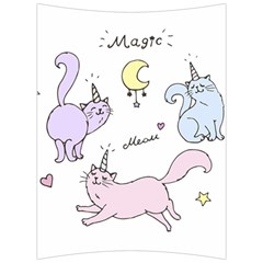  Cute Unicorn Cats Back Support Cushion by Littlebird