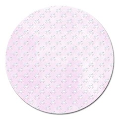 Unicorns Pattern Magnet 5  (round) by Littlebird