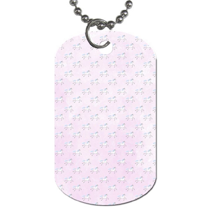 unicorns pattern Dog Tag (Two Sides)