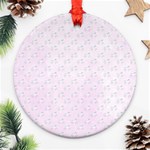 unicorns pattern Round Ornament (Two Sides) Front