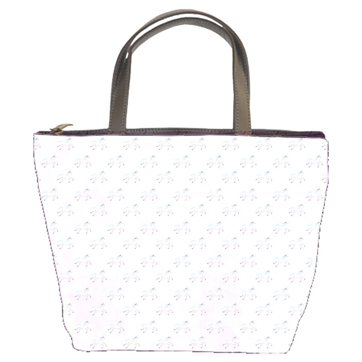 unicorns pattern Bucket Bag