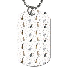 Cute Rabbit Dog Tag (one Side) by SychEva