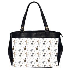 Cute Rabbit Oversize Office Handbag (2 Sides) by SychEva