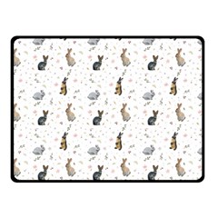 Cute Rabbit Fleece Blanket (small) by SychEva